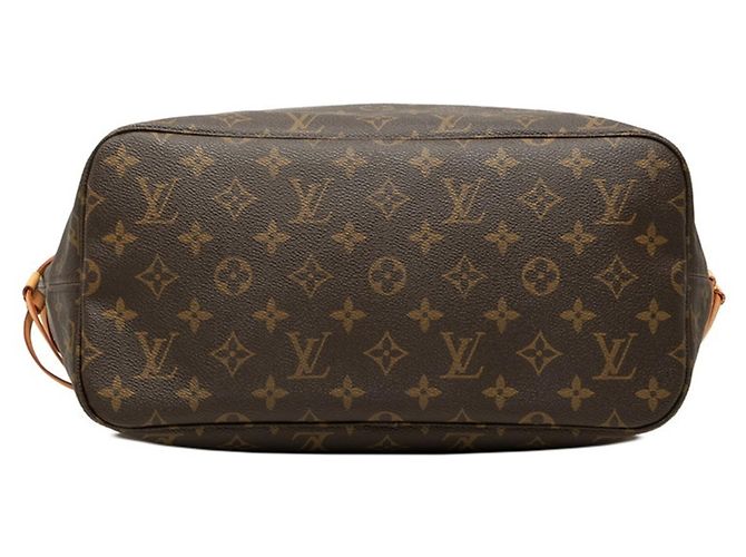 Bolso Tote Louis Vuitton Monogram Neverfull MM Castaño - vista 3