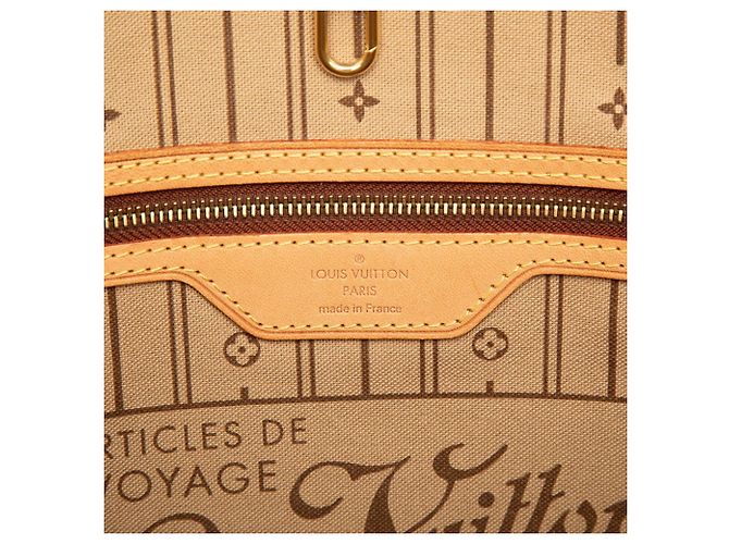 Bolso Tote Louis Vuitton Monogram Neverfull MM Castaño - vista 7