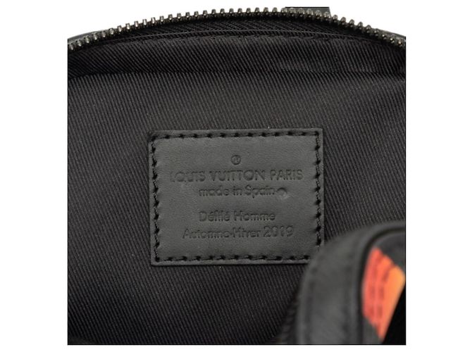 Louis Vuitton Taiga Rainbow Danube Messenger Bag Schwarz Mehrfarben - Ansicht 5