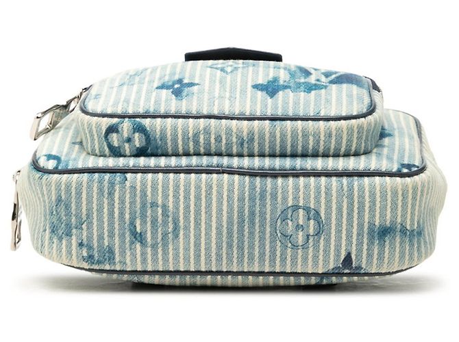 Borsa Pochette Louis Vuitton Monogram Watercolor Blu Blu navy - vista 3