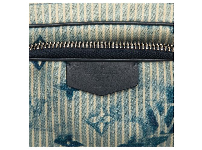 Borsa Pochette Louis Vuitton Monogram Watercolor Blu Blu navy - vista 6