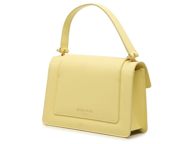 Bulgari Borsa a tracolla Bvlgari x Alexander Wang Serpenti in pelle gialla Giallo - vista 2