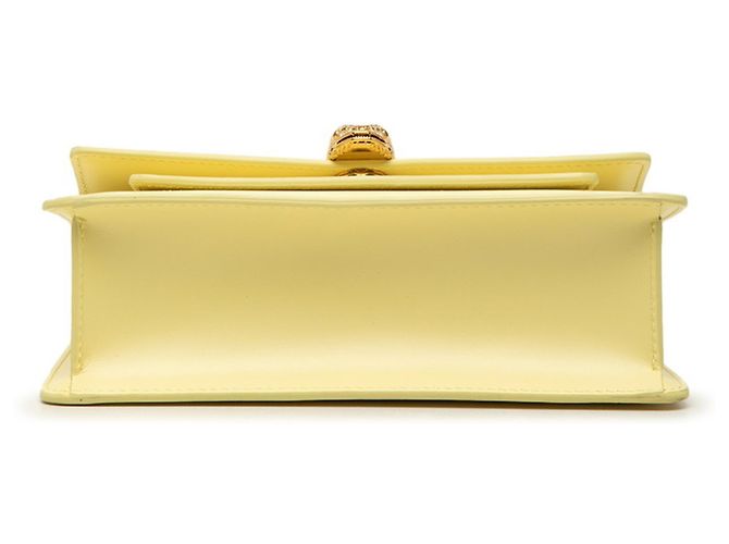 Bulgari Borsa a tracolla Bvlgari x Alexander Wang Serpenti in pelle gialla Giallo - vista 3