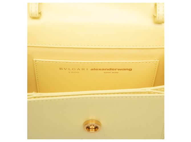 Bulgari Borsa a tracolla Bvlgari x Alexander Wang Serpenti in pelle gialla Giallo - vista 5
