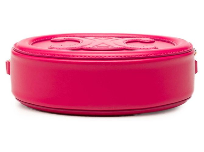 Céline Celine Triomphe Oval Purse Schultertasche Pink - Ansicht 3
