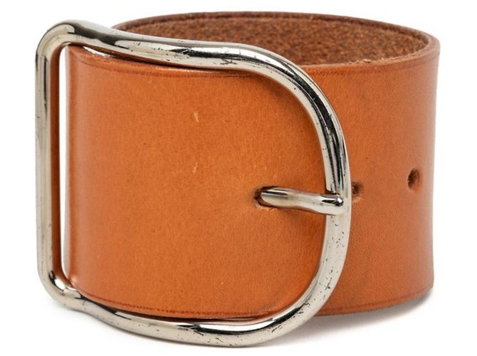 Hermès Bracelet Jonc Hermes Api GM Marron - vue 2