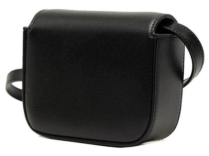 Céline Borsa a tracolla e spalla Celine Triomphe Mini Claude Nero - vista 2