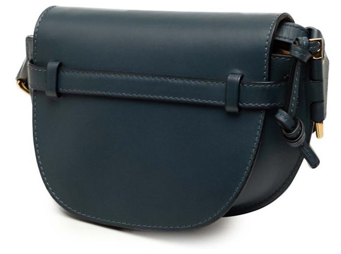 Sac bandoulière Loewe Anagram Gate Dual Mini Bleu Marine - vue 2