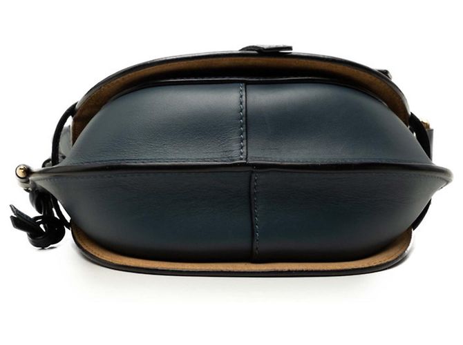 Sac bandoulière Loewe Anagram Gate Dual Mini Bleu Marine - vue 3