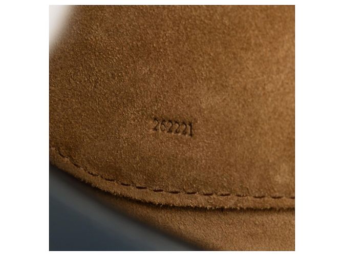 Sac bandoulière Loewe Anagram Gate Dual Mini Bleu Marine - vue 5