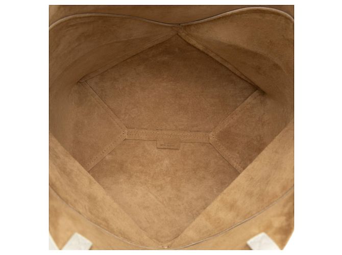 Bolso Tote Loewe Puzzlefold Medium Beige Crudo - vista 4