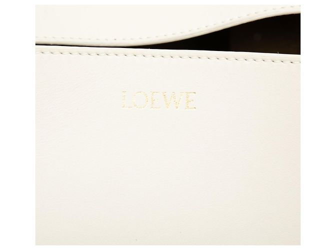 Bolso Tote Loewe Puzzlefold Medium Beige Crudo - vista 5
