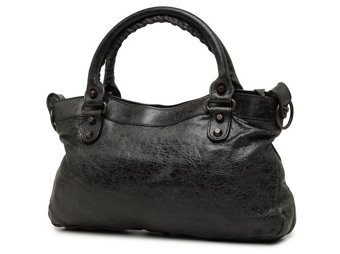 Borsa a tracolla Balenciaga The First Nero - vista 2