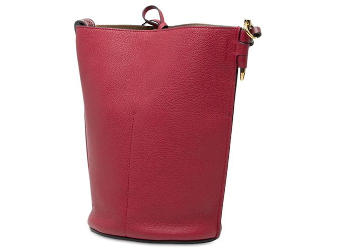 Borsa a secchiello a tracolla Loewe Anagram Gate Rosso - vista 2