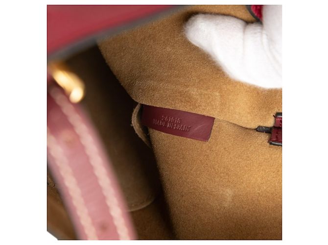 Borsa a secchiello a tracolla Loewe Anagram Gate Rosso - vista 5