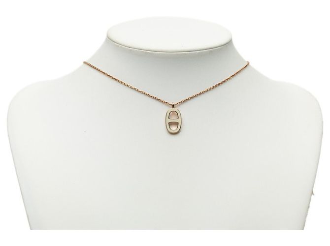 Hermès Collana Hermes Farandole PM Bianco D'oro Crudo - vista 7