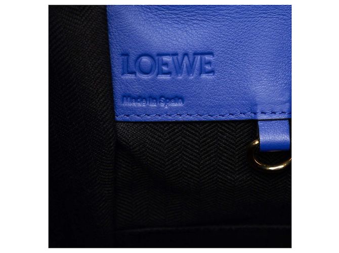 Loewe Anagram Hammock Small Handtasche Schwarz Blau - Ansicht 6