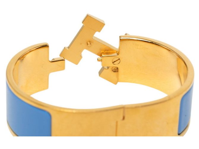Hermès Bracciale Hermes Clic Clac H PM Blu D'oro - vista 5