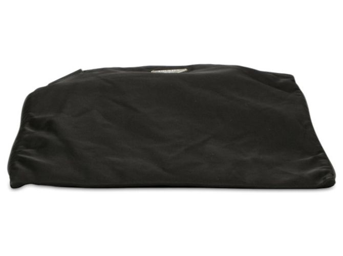 Sac bandoulière Prada avec plaque logo triangle Noir - vue 3