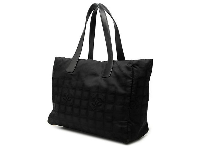 Borsa Tote Chanel New Travel Line Nero - vista 2