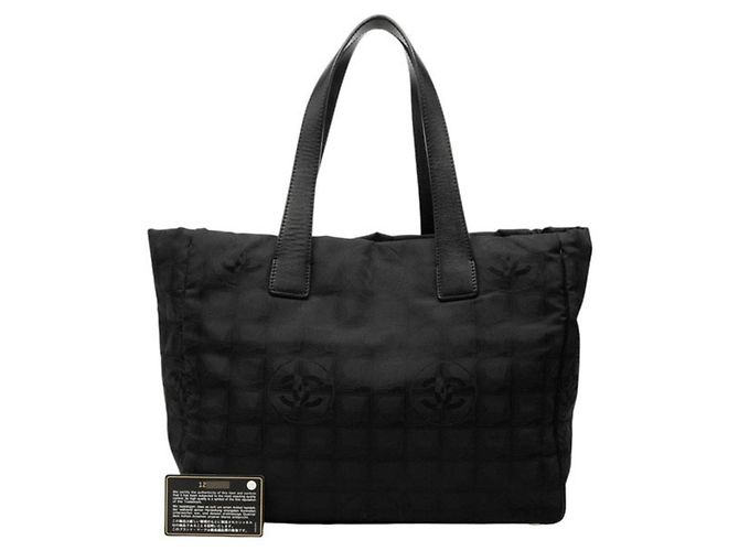 Borsa Tote Chanel New Travel Line Nero - vista 7