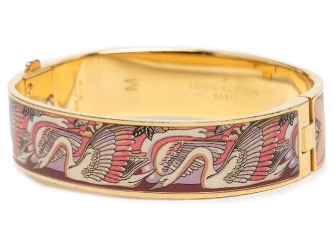 Bracciale Louis Vuitton LV Confidential PM Rosa Multicolore D'oro - vista 2