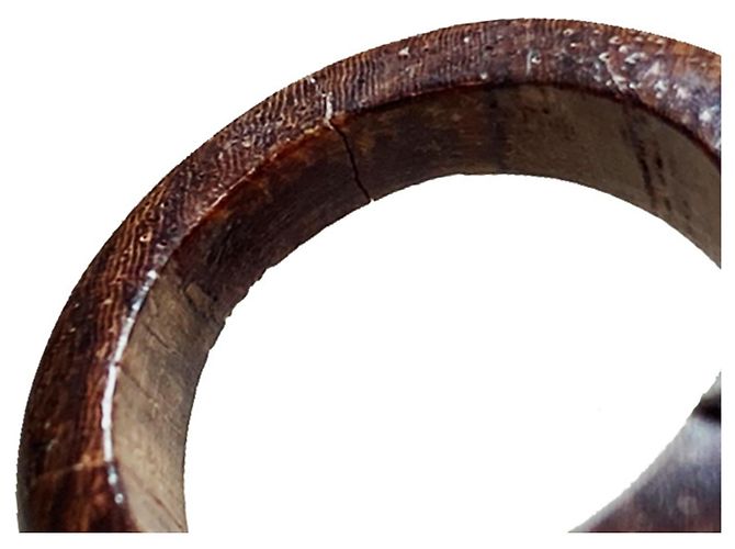 Hermès Hermes Sellier Ring Braun Silber - Ansicht 4