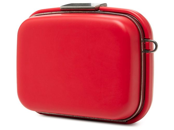 Borsa a tracolla Balenciaga Lunchbox Mini Case Rosso - vista 2