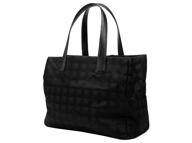 Borsa Tote MM Chanel Coco Mark New Travel Line Nero - vista 2