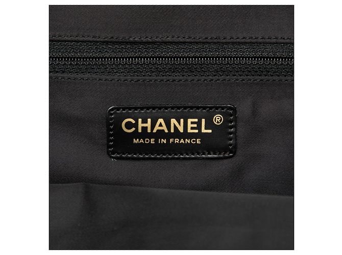 Borsa Tote MM Chanel Coco Mark New Travel Line Nero - vista 5