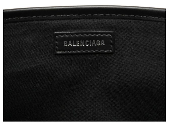 Everyday Borsa Cabas S Balenciaga Navy Nero Crudo - vista 5