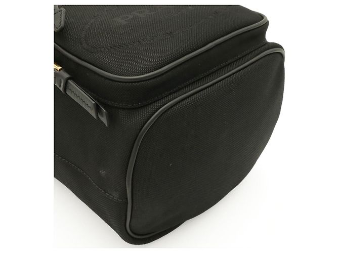 Borsa a secchiello Prada in tela nera Nero - vista 3