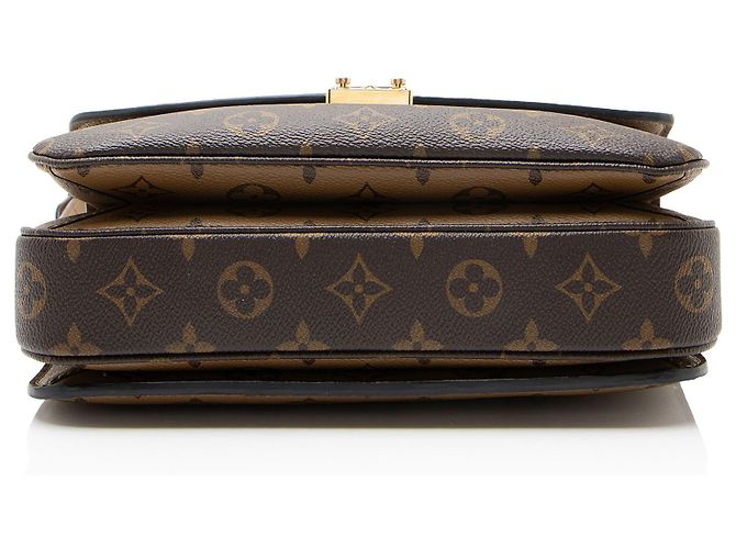 Borsa a tracolla Louis Vuitton Reverse Monogram Pochette Metis Nero - vista 4