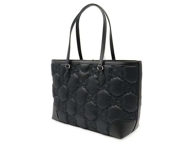 Borsa Tote Gucci GG Matelassé Nero - vista 2
