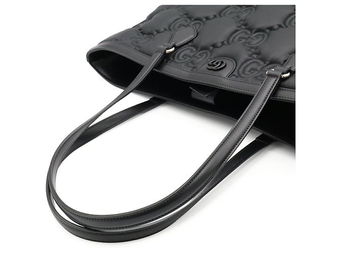 Borsa Tote Gucci GG Matelassé Nero - vista 5