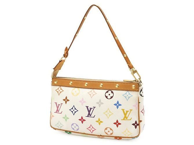 Louis Vuitton Monogram Multicolor Pochette Weiß - Ansicht 2