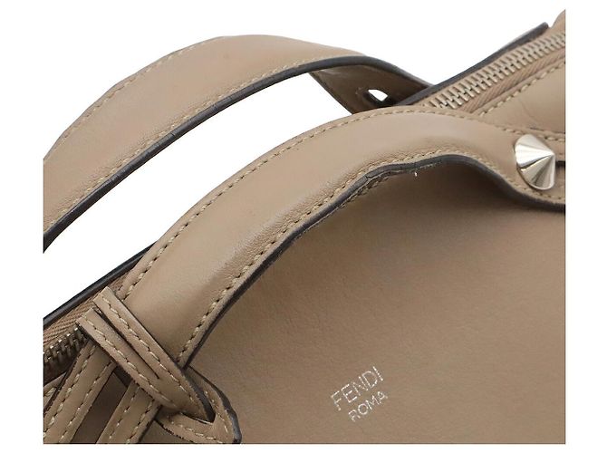 Fendi By The Way Medium Schultertasche Braun Beige - Ansicht 5