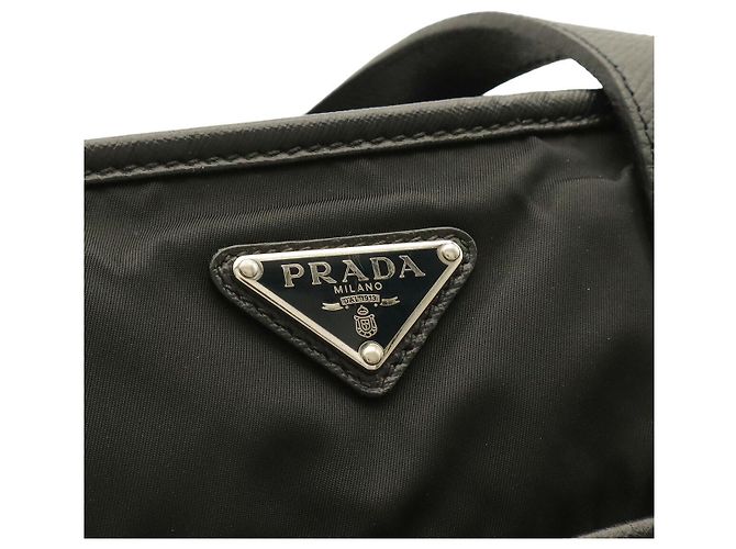 Prada Tote Bag aus Nylon Schwarz - Ansicht 4