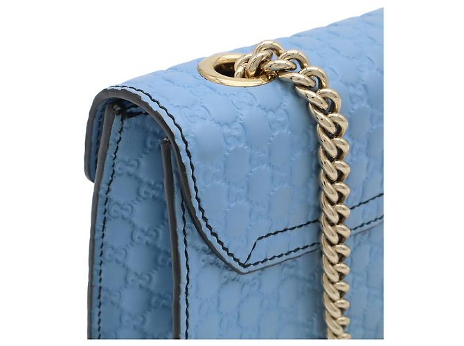 Borsa a tracolla con catena Gucci Emily Blu - vista 4