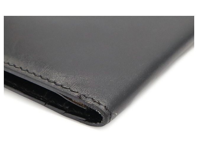Hermès Cartera Larga Hermes Bearn Classic Negro - vista 3