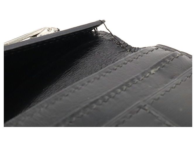 Hermès Cartera Larga Hermes Bearn Classic Negro - vista 7