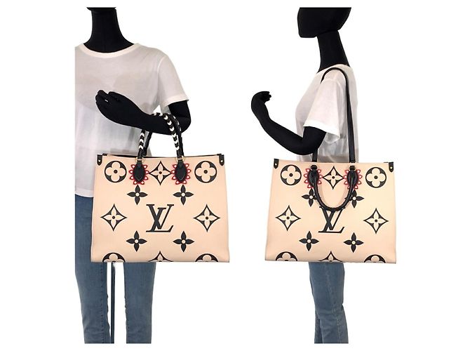 Borsa Tote Louis Vuitton OnTheGo GM Multicolore - vista 8
