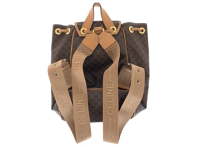 Céline Sac à dos Celine Macadam Marron - vue 10