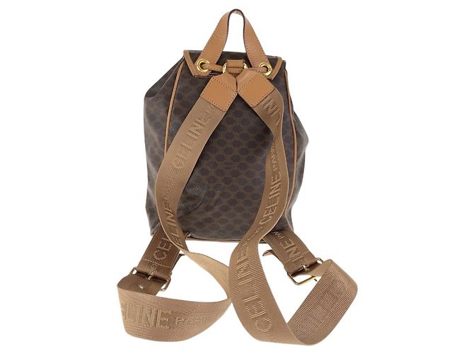 Céline Sac à dos Celine Macadam Marron - vue 2