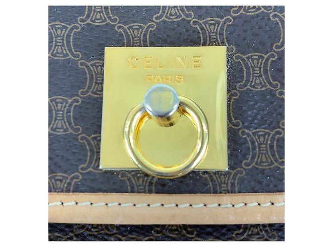 Céline Sac à dos Celine Macadam Marron - vue 5