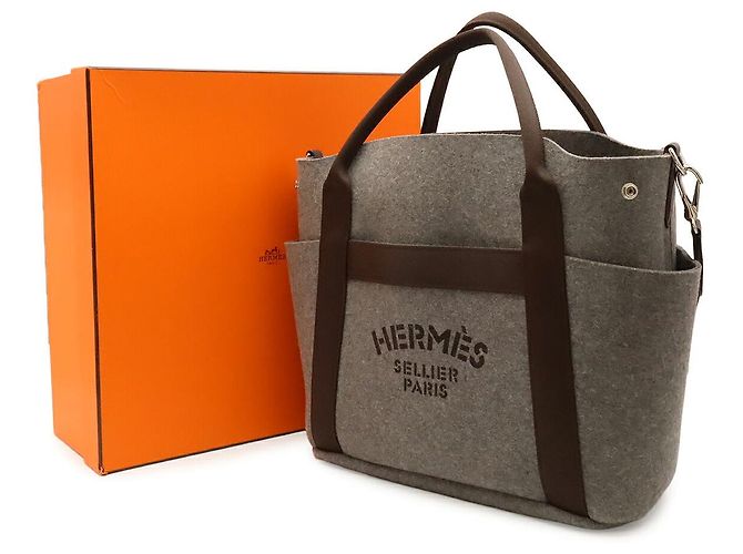 Hermès Hermes Sac du Pansage Groom Tote Multicolore - vista 9