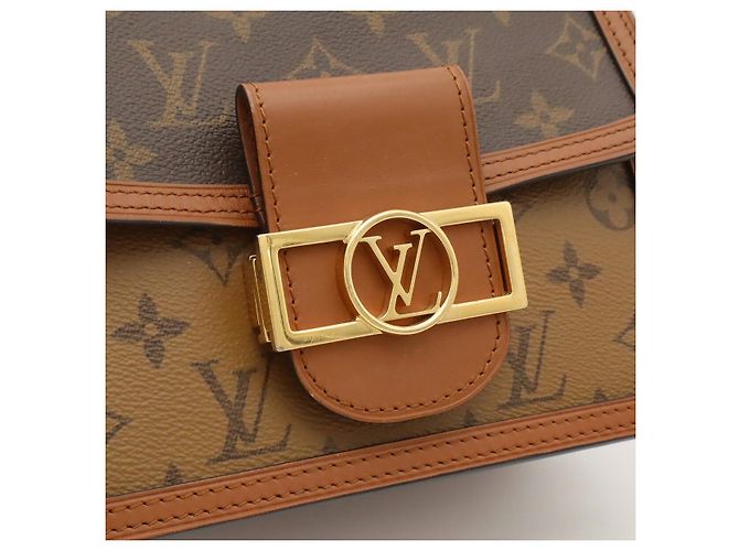 Borsa a tracolla Louis Vuitton Dauphine MM Marrone - vista 9