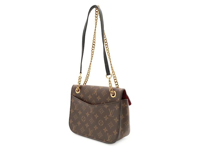 Borsa a tracolla Louis Vuitton Monogram Passy Marrone - vista 2