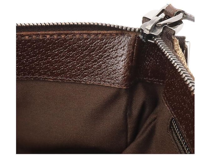 Borsa a tracolla Gucci GG Canvas Marrone Beige - vista 7