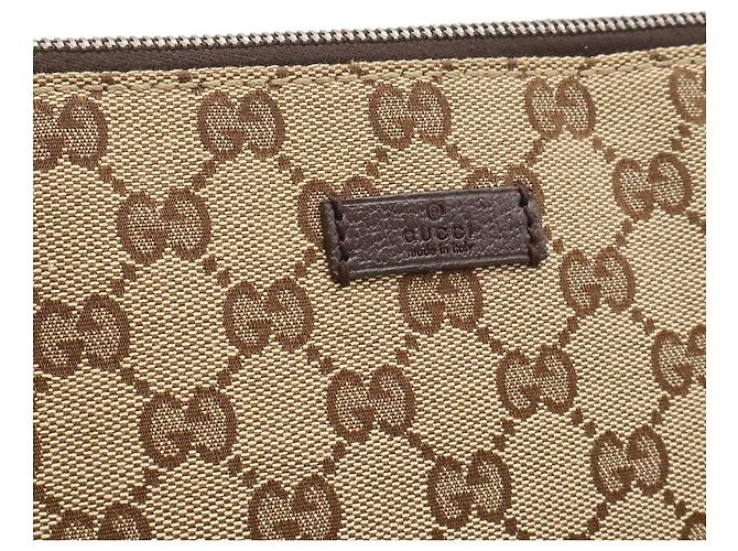 Borsa a tracolla Gucci GG Canvas Marrone Beige - vista 9